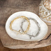 Sideways Cross Stretch Bracelet – Gold or Silver Tone