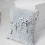 Petite Bow Stud Earrings crystals