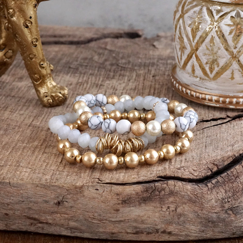 Desert Mirage – Boho Beaded Bracelet Sets