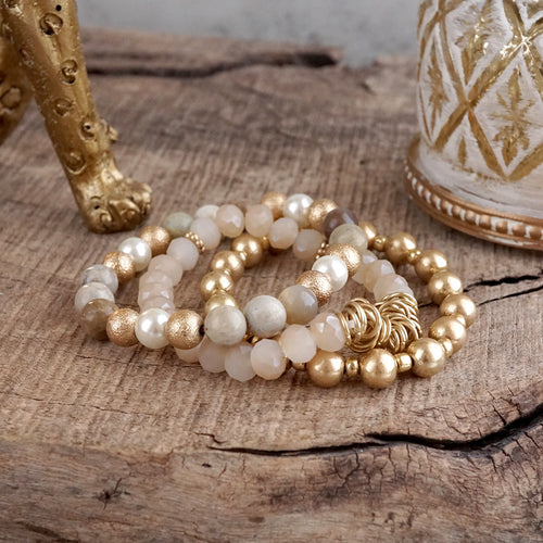 Desert Mirage – Boho Beaded Bracelet Sets