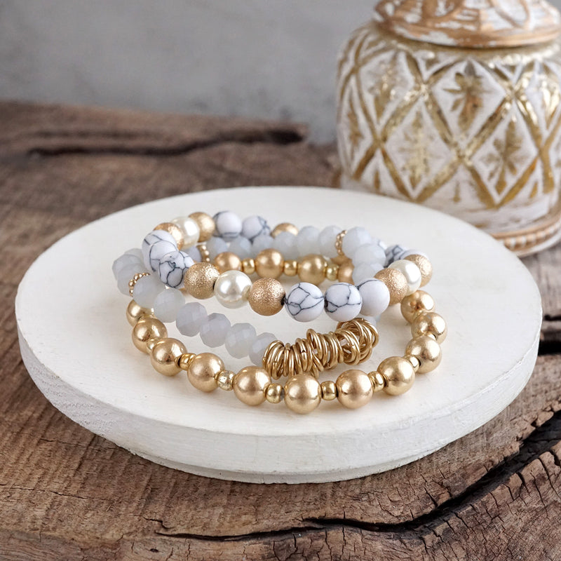 Desert Mirage – Boho Beaded Bracelet Sets
