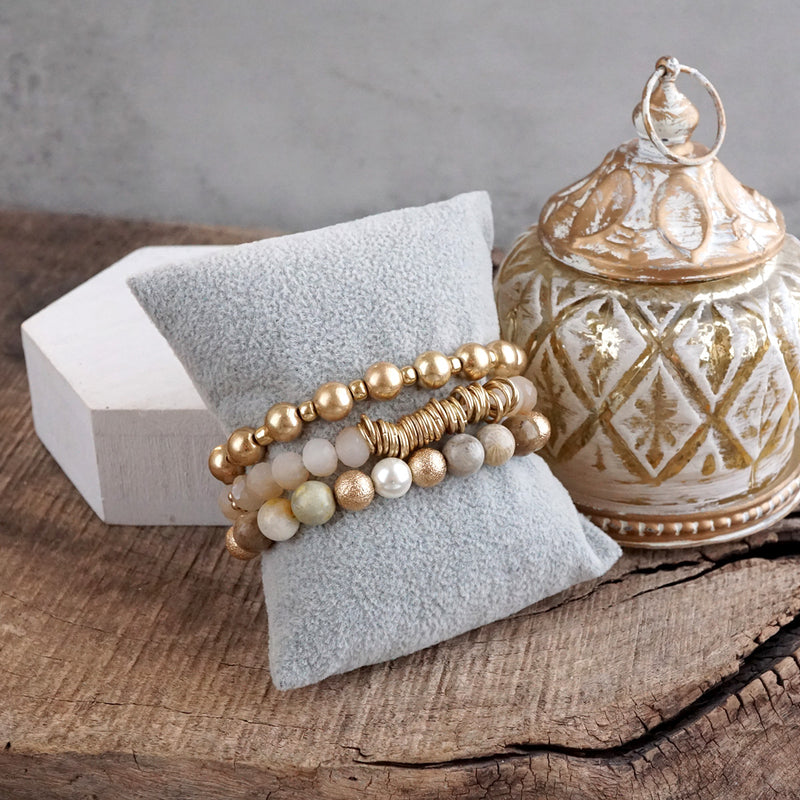 Desert Mirage – Boho Beaded Bracelet Sets