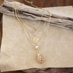 Tidebound Treasures – 4-in-1 Sea Life Multi-Layer Pendants Necklace