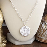 Treasure Trio – 3-in-1 Layered Hammered Coins Necklace