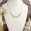 Golden Gather – Dainty Rolo Chain with Nugget Cluster