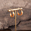 Whirl & Glow – Twisted Ribbon Enamel Hoops
