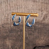 Whirl & Glow – Twisted Ribbon Enamel Hoops