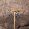 Whirl & Glow – Twisted Ribbon Enamel Hoops