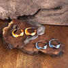 Whirl & Glow – Twisted Ribbon Enamel Hoops