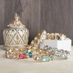 Radiant Array – Statement Stretchy Gem Bangle