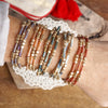 Layered Colorful and Gold Beaded Bracelets Sets