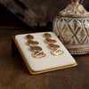 Golden Muse – Elliptic Trio Drop Earrings