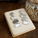 Golden Muse – Elliptic Trio Drop Earrings