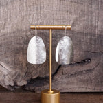 Elongated Shield Minimalist Earrings – Gold or Silver