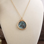 Wisdom’s Gaze – Ancient Greek Owl Coin Pendant Necklace