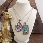 Prairie Tales – Silver Tone Western Pendant Necklace