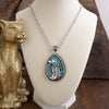 Prairie Tales – Silver Tone Western Pendant Necklace