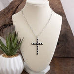 Sacred Echo – Bubble Cross Western Pendant Necklace