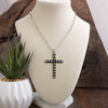 Sacred Echo – Bubble Cross Western Pendant Necklace