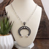 Desert Bloom – Western Squash Blossom Pendant Necklace