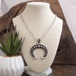 Desert Bloom – Western Squash Blossom Pendant Necklace