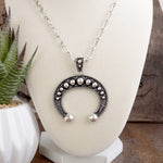 Desert Bloom – Western Squash Blossom Pendant Necklace