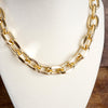 Lightweight Gold-Tone Chunky Cable Chain Necklace