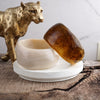 Warm Whisper – Chunky Resin Statement Bangle