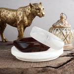 Earth Edge – Square Resin Chunky Statement Bangle
