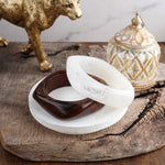 Earth Edge – Square Resin Chunky Statement Bangle