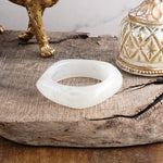 Earth Edge – Square Resin Chunky Statement Bangle