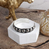 Echo Ridge – Western Worn Silver Bubble Open Cuff