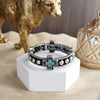 Desert Song – Boho Western Stretch Bangles with Turquoise