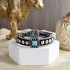 Desert Song – Boho Western Stretch Bangles with Turquoise