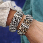 Boho Luxe – Wide Statement Stretch Bangles (6 Styles)