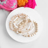 Summer Fresh Neutrals stack clay glass wood beads bracelets set
