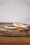 Silver tone flexy stretchy bracelet bangle watch band Snake chain 15mm