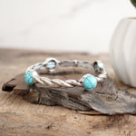 Desert Charm – Western Silver Bangle Bracelet Collection