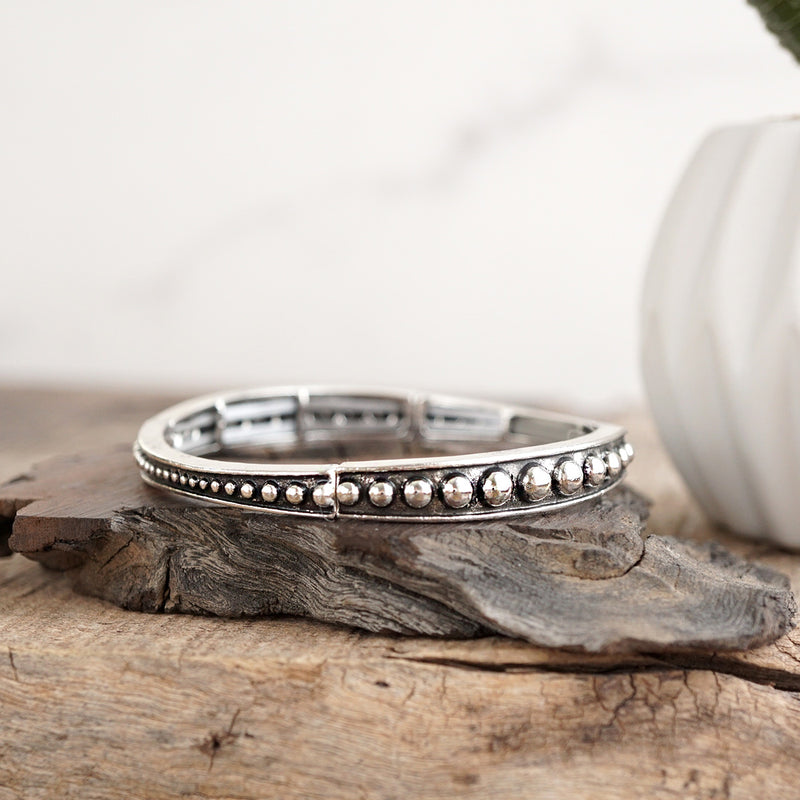 Desert Charm – Western Silver Bangle Bracelet Collection
