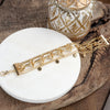 Chain Reaction – Multi-Layer Bracelet Stack in Gold Tone