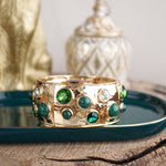 Starlit Shimmer – Crystal Cab Stretchy Bangle
