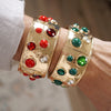 Starlit Shimmer – Crystal Cab Stretchy Bangle