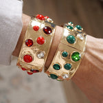 Starlit Shimmer – Crystal Cab Stretchy Bangle