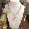 Urban Token – Cable Chain Toggle Bracelet with Coin Charm