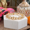 Bold Links – Stretchy Shackle Chain Bracelet in Gold or Silver