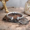 Moonlit Rhythm – Silver Boho Bangles