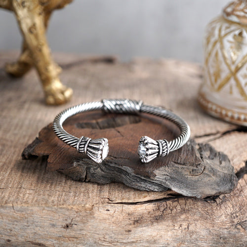 Moonlit Rhythm – Silver Boho Bangles