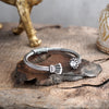 Moonlit Rhythm – Silver Boho Bangles
