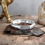 Moonlit Rhythm – Silver Boho Bangles