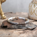 Moonlit Rhythm – Silver Boho Bangles